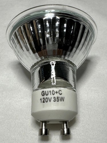 35w 120v gu10 bulb candle - 35w, gu10+c