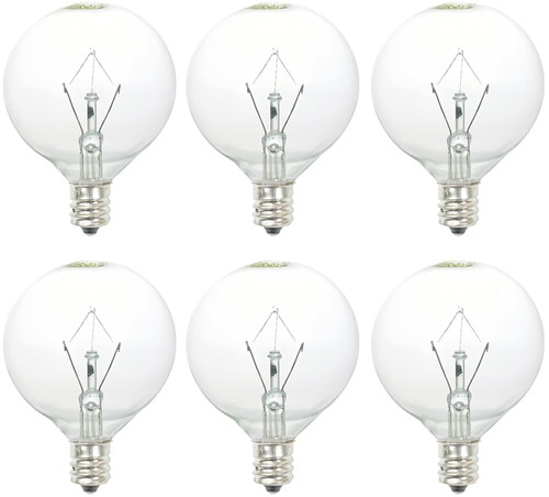 25w wax warmer bulbs e12 - 25w,